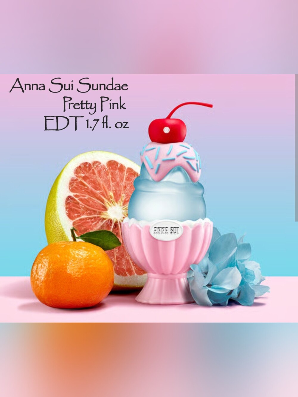 Anna Sui Sundae Pretty Pink Edt 1.7 Fl Oz